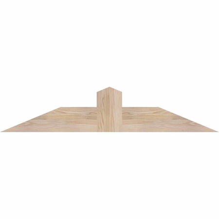 Ekena Millwork Portland Smooth Timber Gable Bracket, Douglas Fir, 48"W x 10"H x 3 1/2"D x 5 1/2"F, 5/12 Pitch GBW048X10X0406POR00SDF
